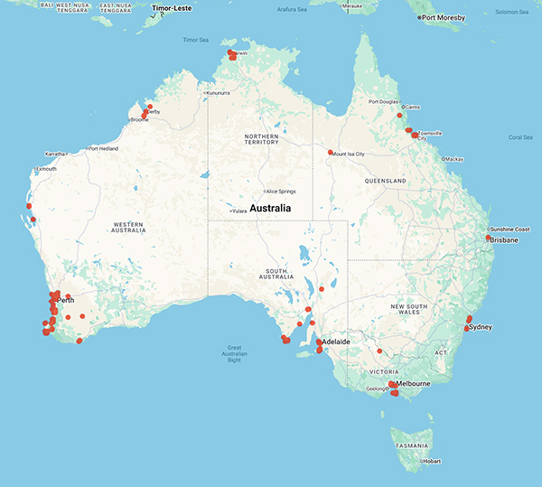 collecting locality map for 'XXXX'